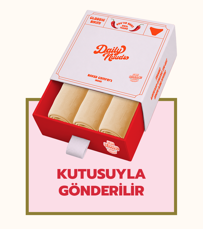 Daily Nuuds Classic Bikini — Bej 3’lü