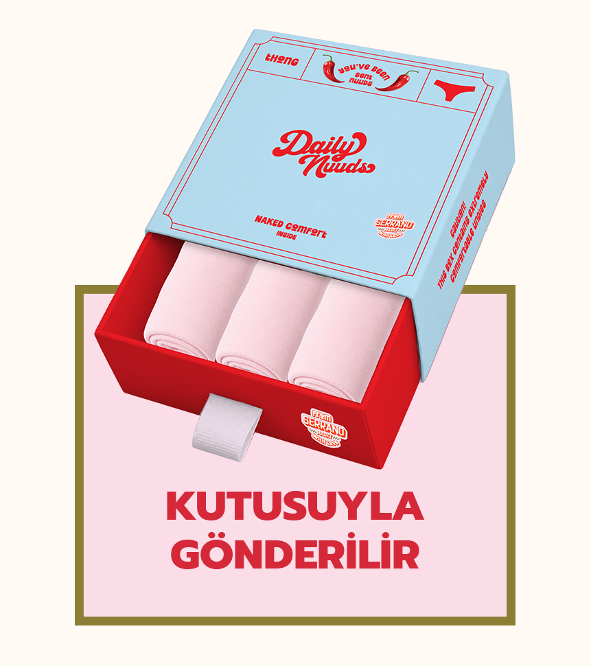 Daily Nuuds Thong Pembe 3’lü