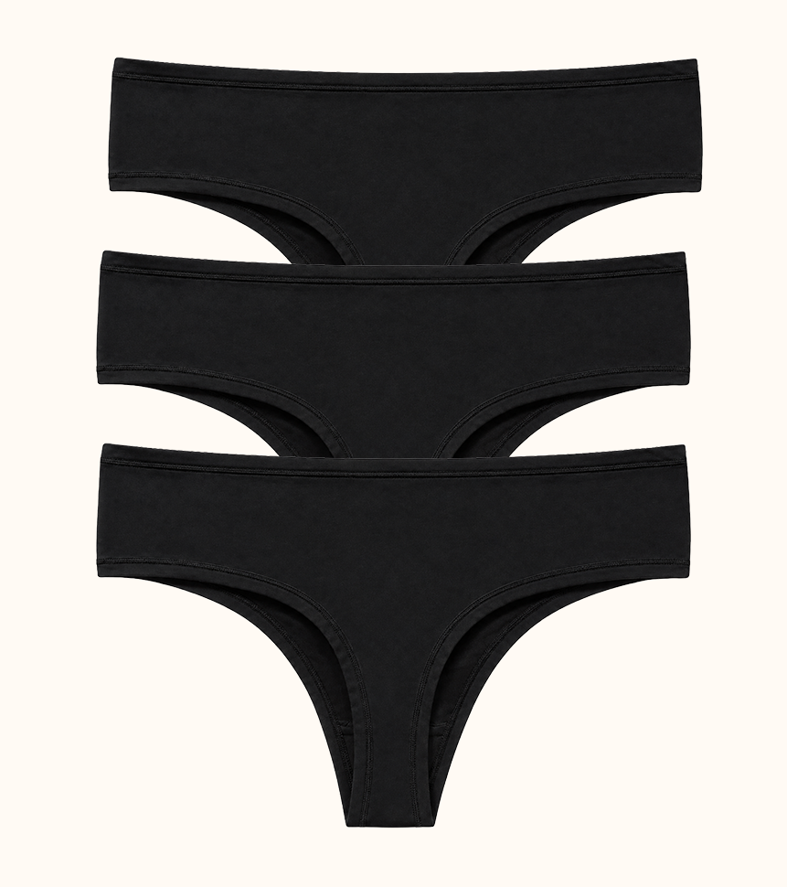 Daily Nuuds Thong Siyah 3’lü
