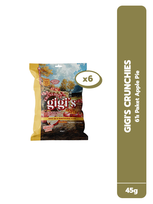 Gigi's Crunchies Apple Pie 6'li 45g