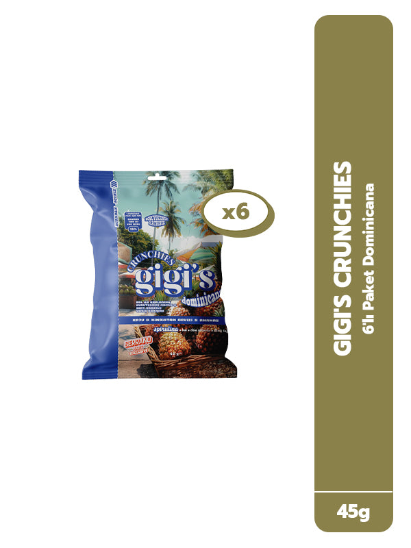 Gigi's Crunchies Dominicana 6'li 45g