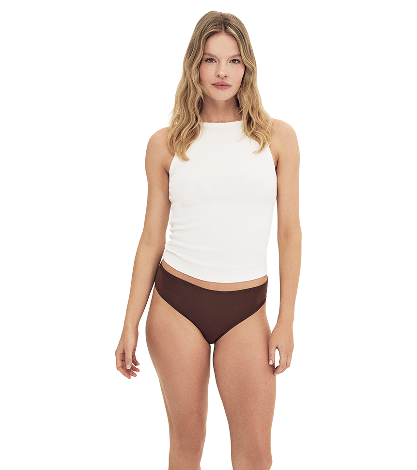 Daily Nuuds Classic Bikini — Kahve 5’li