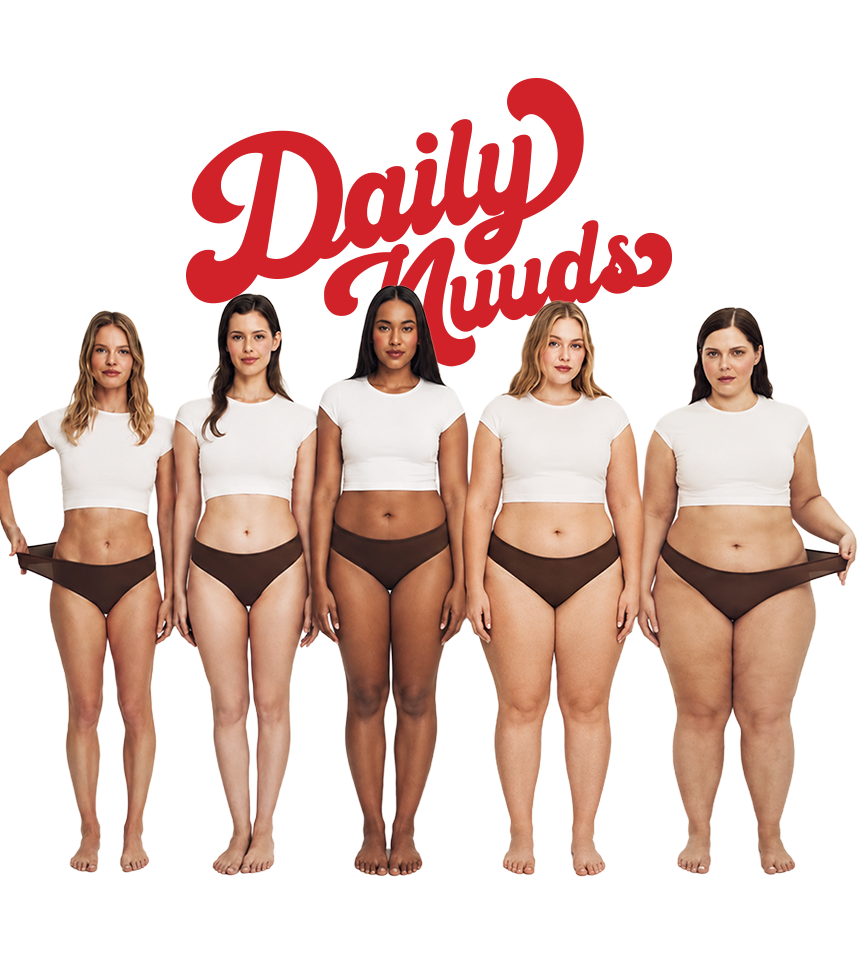 Daily Nuuds Classic Bikini — Kahve 5’li