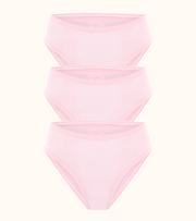 Daily Nuuds Classic Bikini — Pembe 3’lü