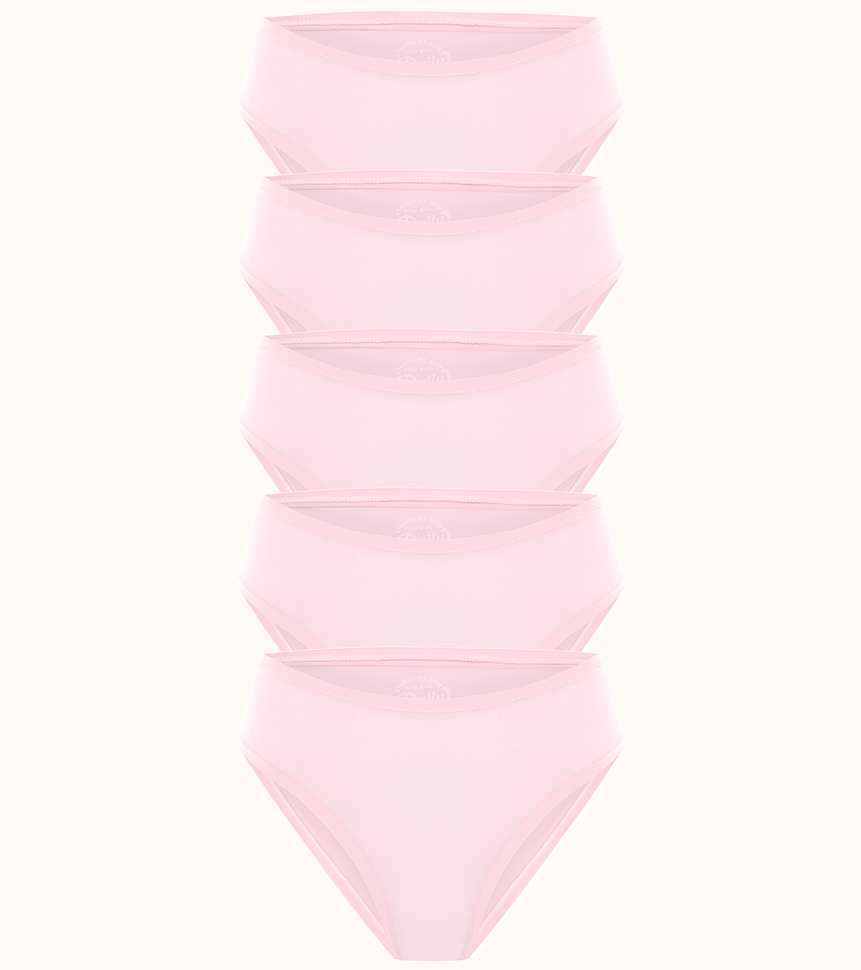 Daily Nuuds Classic Bikini — Pembe 5’li