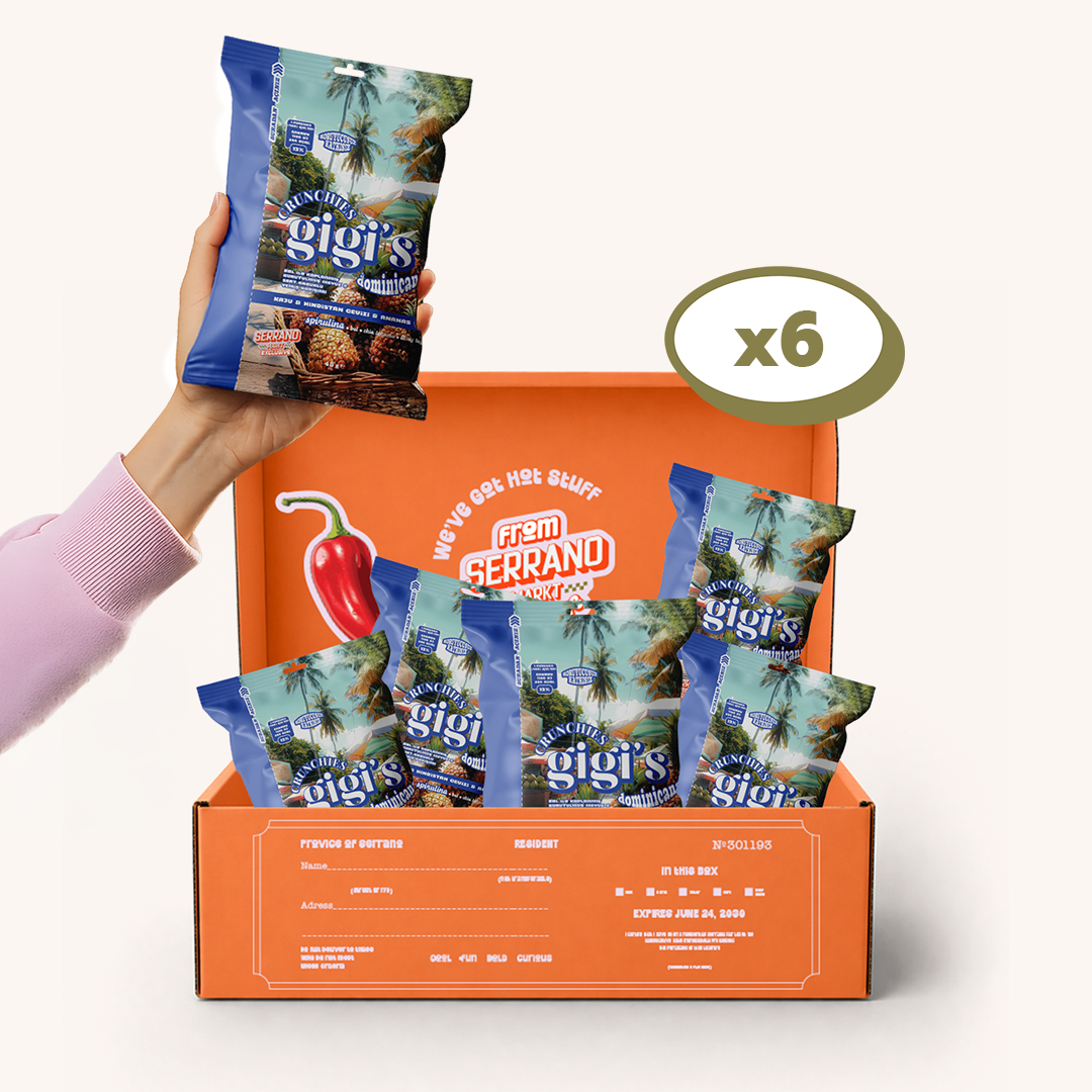 Gigi’s Crunchies | Dominicana (CAJU - HİNDİSTAN CEVİZİ - ANANAS) | 6’lİ