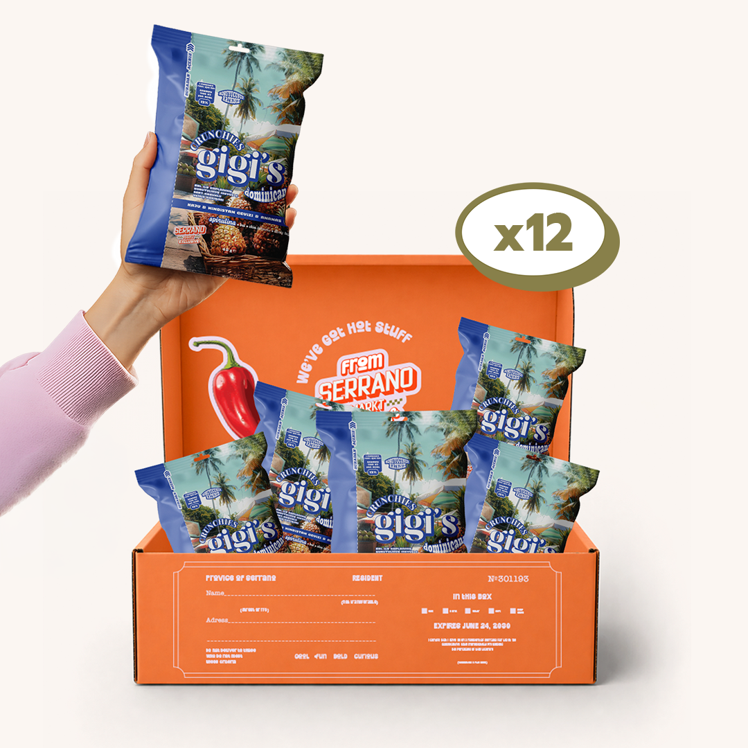 Gigi’s Crunchies | Dominicana (CAJU - HİNDİSTAN CEVİZİ - ANANAS) | 12’lİ