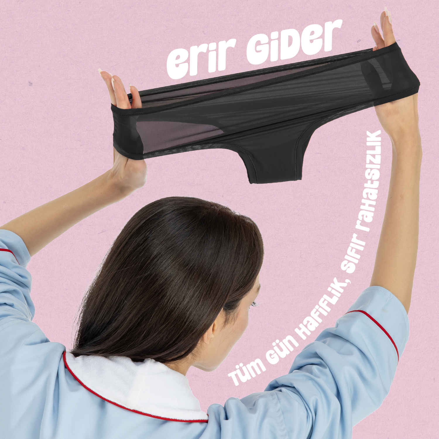 Ultra stretchy black underwear with second-skin feel by Serrano Markt
