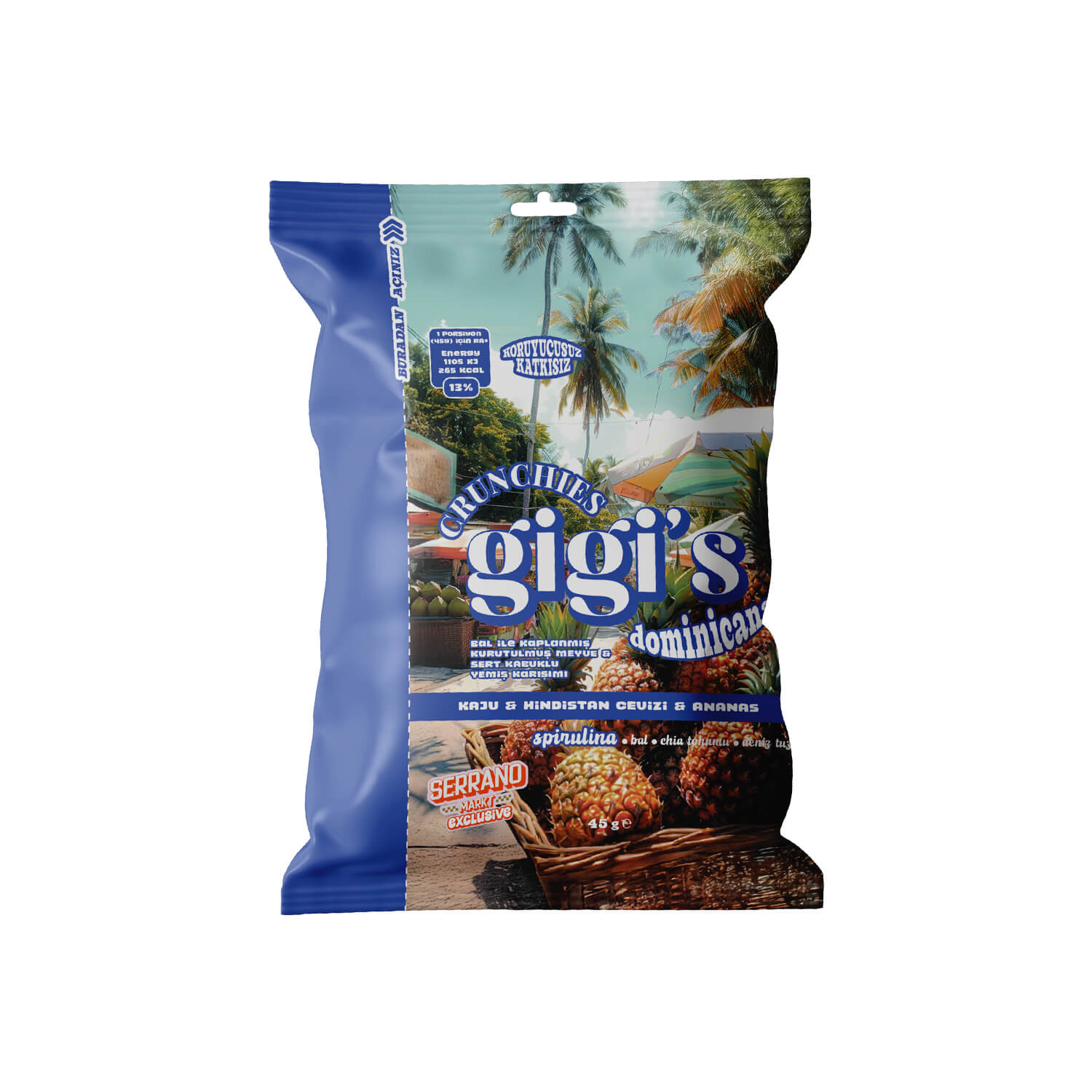 Gigi's Crunchies Dominicana - Markt Exclusive - 45g