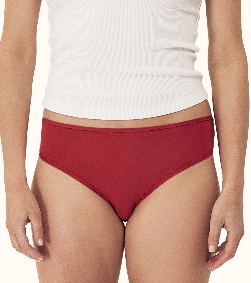 Daily Nuuds Classic Bikini — Kırmızı – Görsel 1