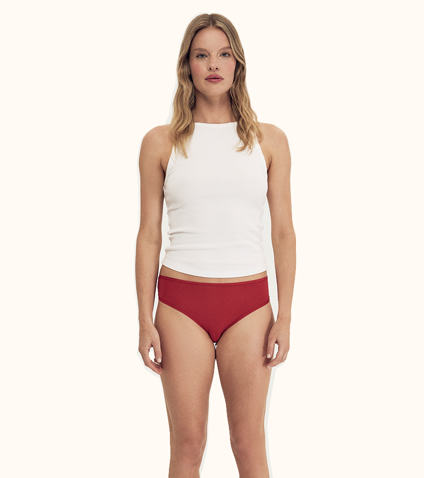 Daily Nuuds Classic Bikini — Kırmızı – Görsel 3