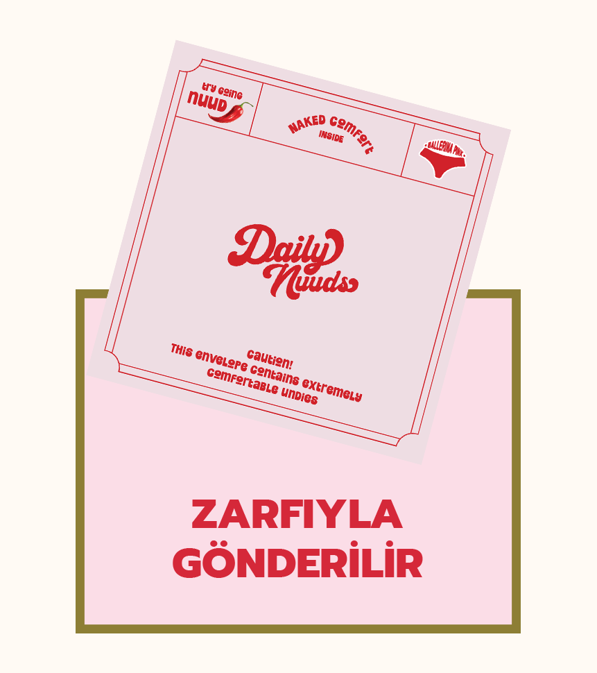 Daily Nuuds Classic Bikini — Pembe – Görsel 9